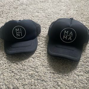 Mama and mini trucker hats